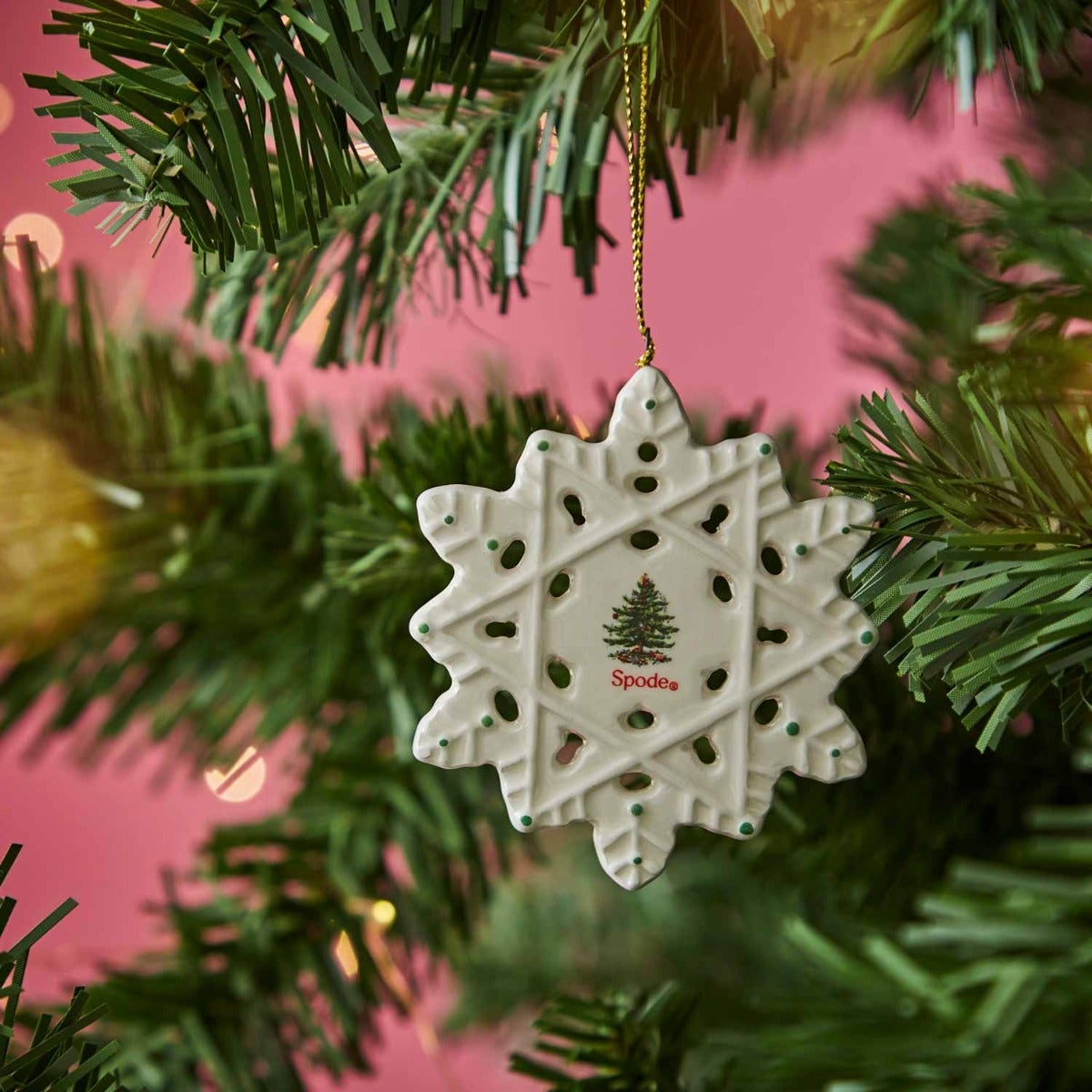 Christmas Tree Snowflake Decoration