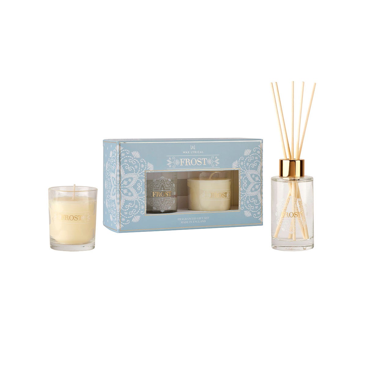 Lakeside Frost Candle & Diffuser Gift Set