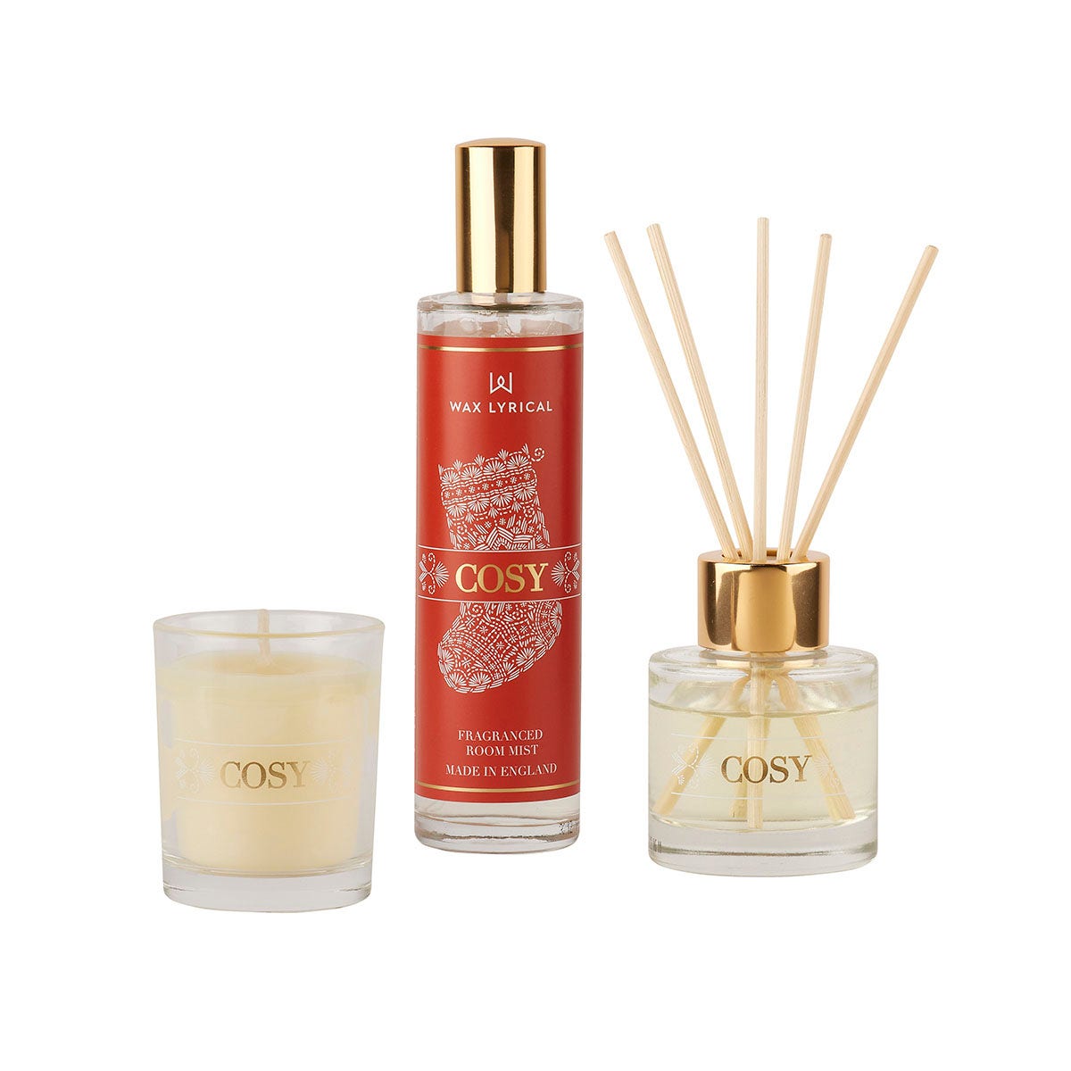 Lakeside Cosy Room Mist, Candle & Diffuser Set