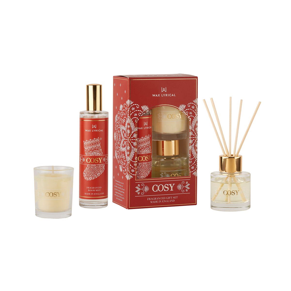 Lakeside Cosy Room Mist, Candle & Diffuser Set