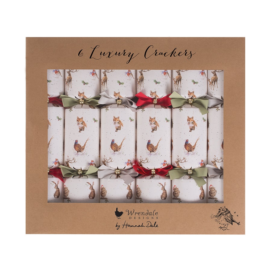 Wrendale Designs Woodland Set of 6 Crackers