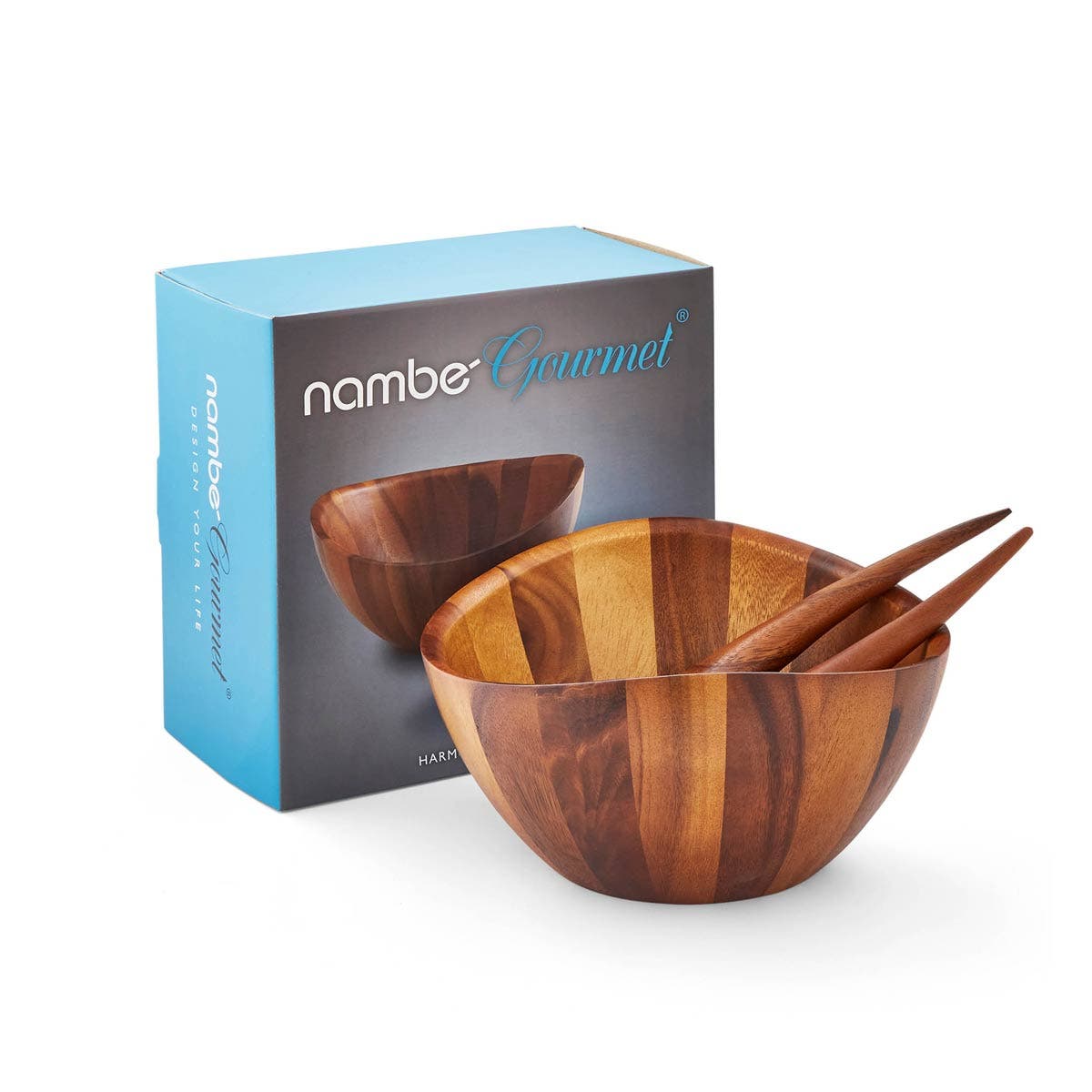 Nambé Harmony Salad Bowl & Servers