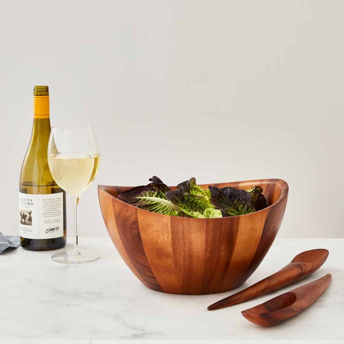 Nambé Harmony Salad Bowl & Servers