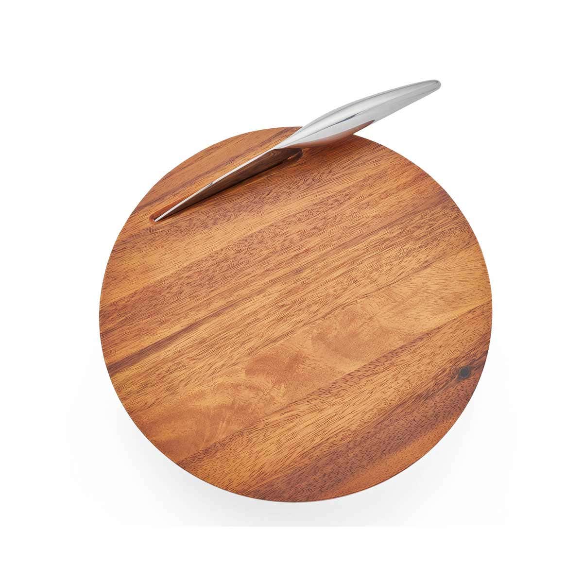 Nambé Harmony Cheese Board with Knife