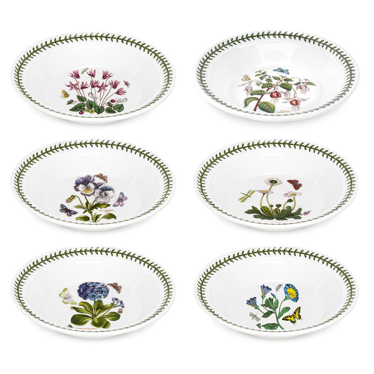 Botanic Garden Set of 6 Soup Plates