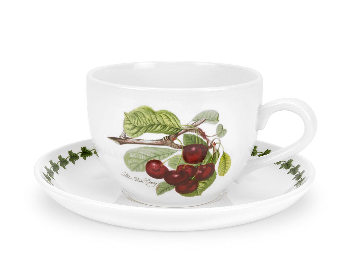 Pomona Cherry Jumbo Cup & Saucer