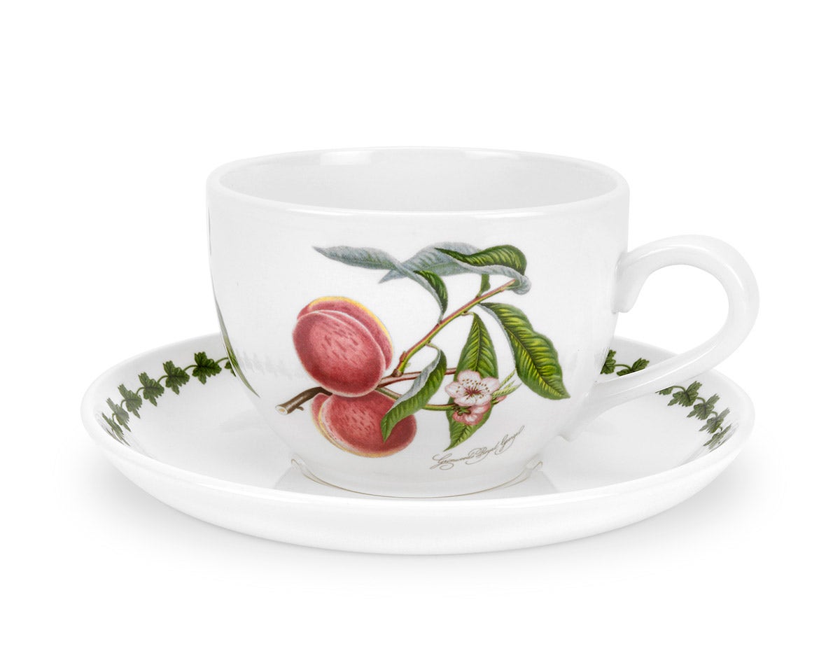 Pomona Peach Jumbo Cup & Saucer