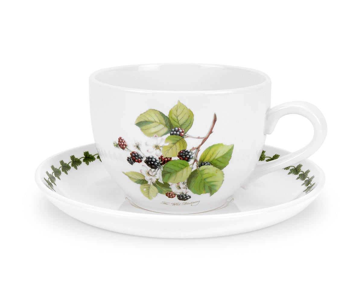 Pomona Blackberry Jumbo Cup & Saucer