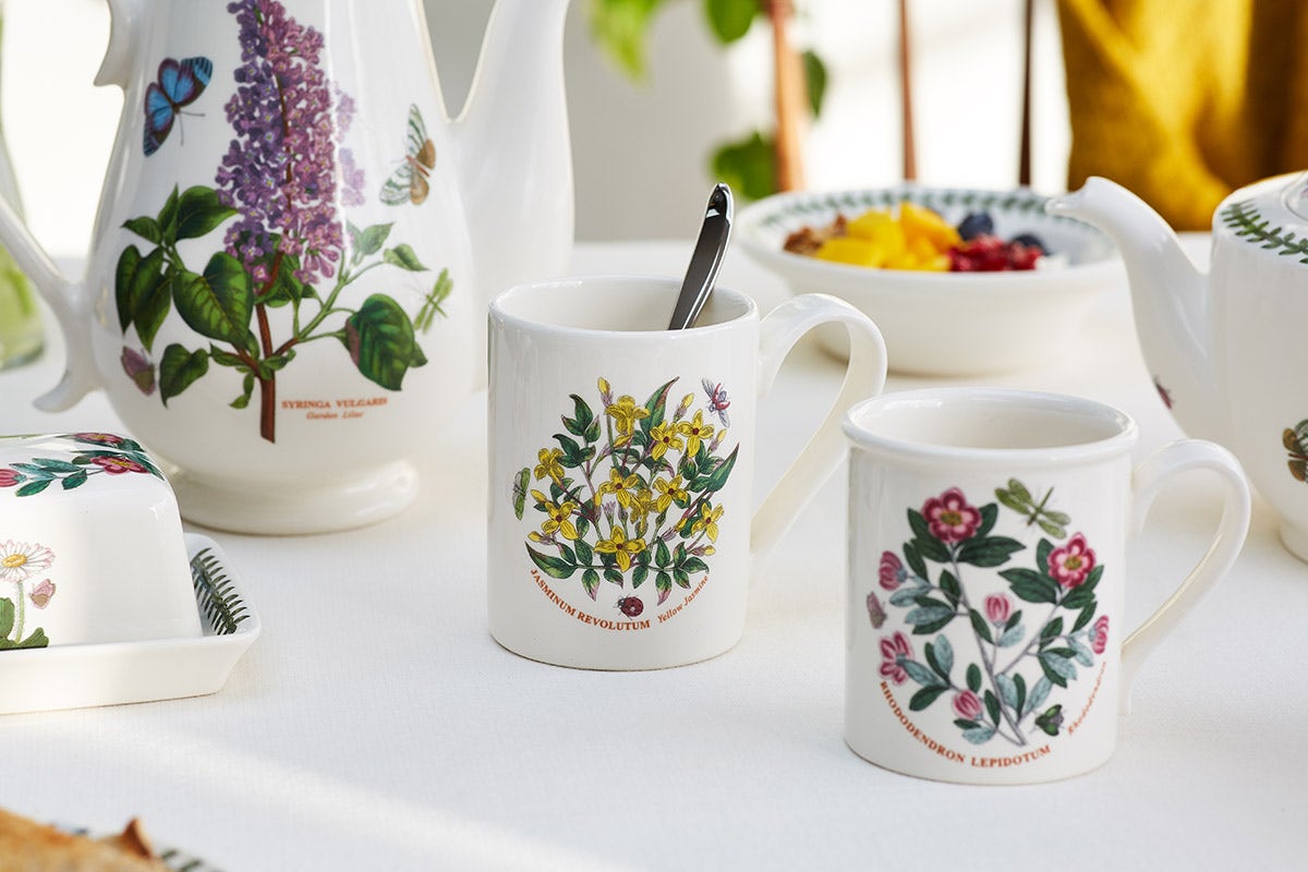 Botanic Garden Set of 6 Breakfast Mugs