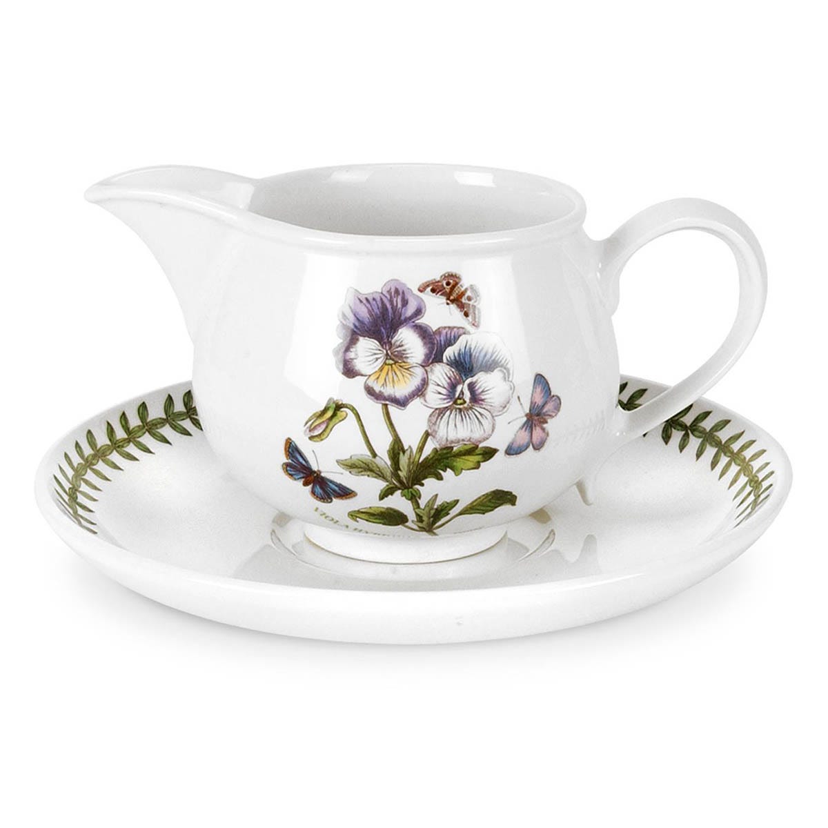 Botanic Garden Gravy Boat & Stand