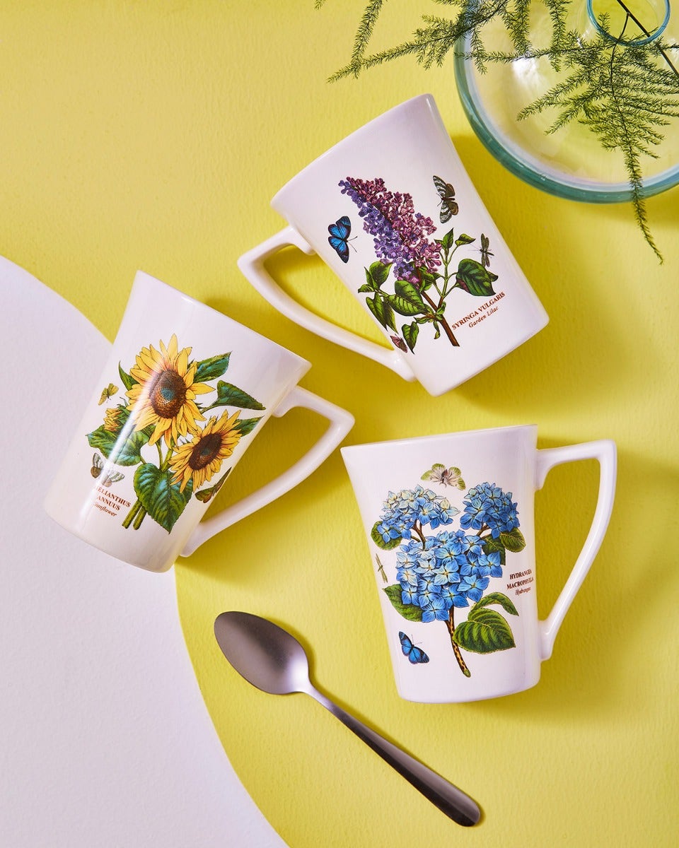 Botanic Garden Set of 6 Mandarin Shape Mugs