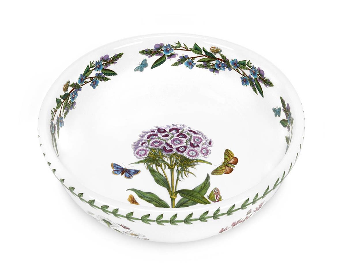 Botanic Garden Sweet William Salad Bowl, 23cm