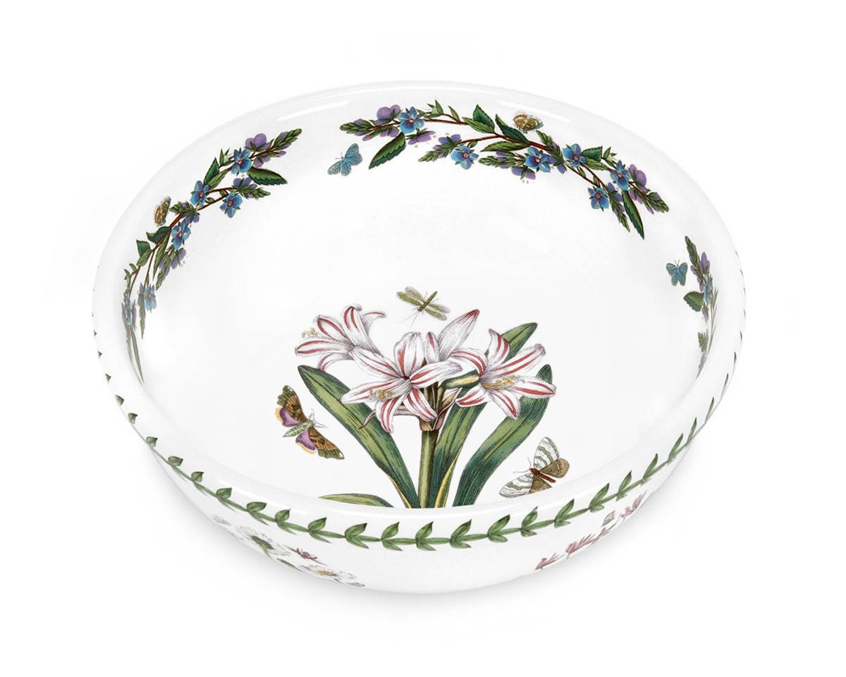 Botanic Garden Lily Salad Bowl, 22.8cm