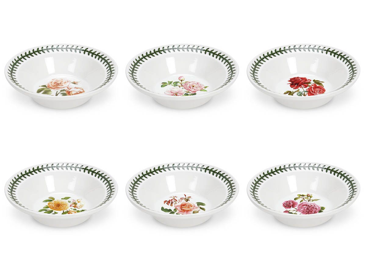 Botanic Roses Set of 6 Cereal Bowls