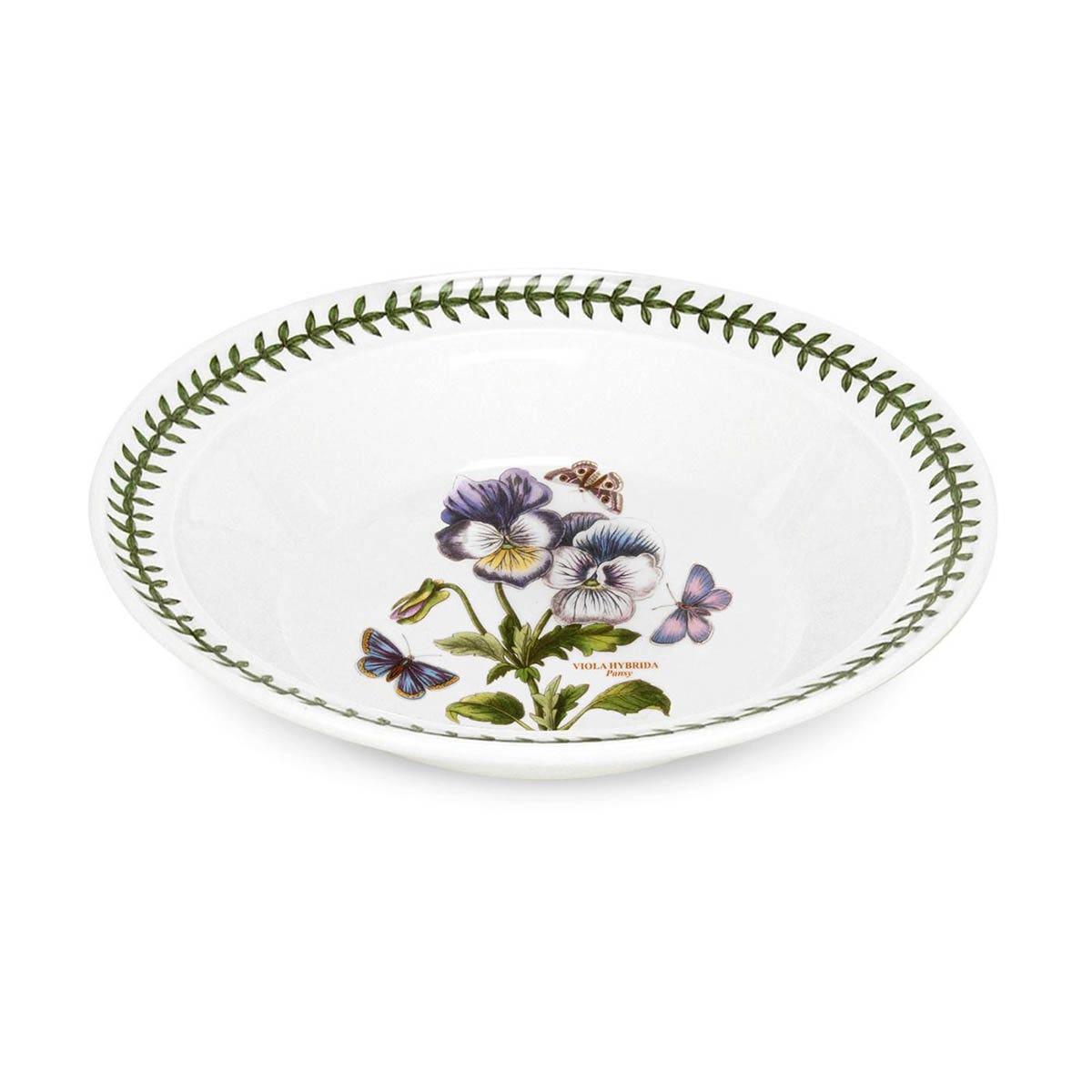 Botanic Garden Pansy Soup Plate