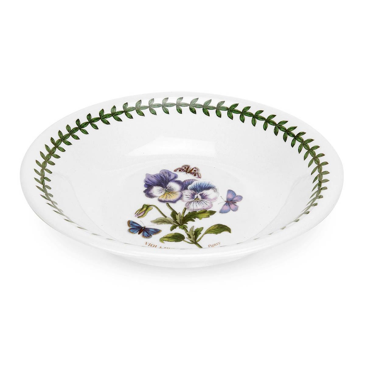 Botanic Garden Pansy Bowl, 18cm