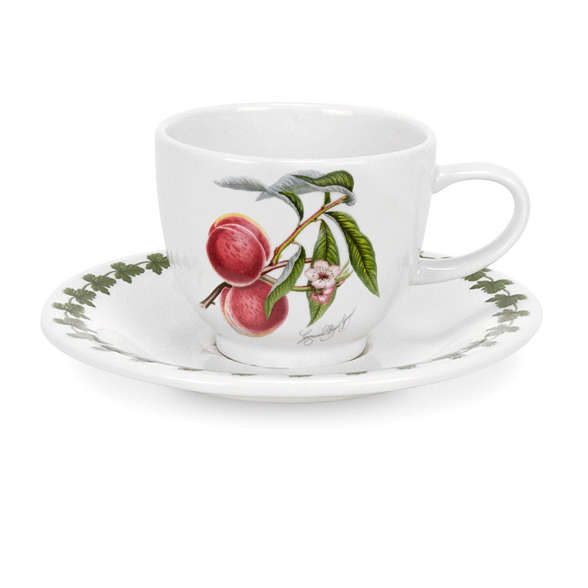 Pomona Peach Espresso Cup & Saucer