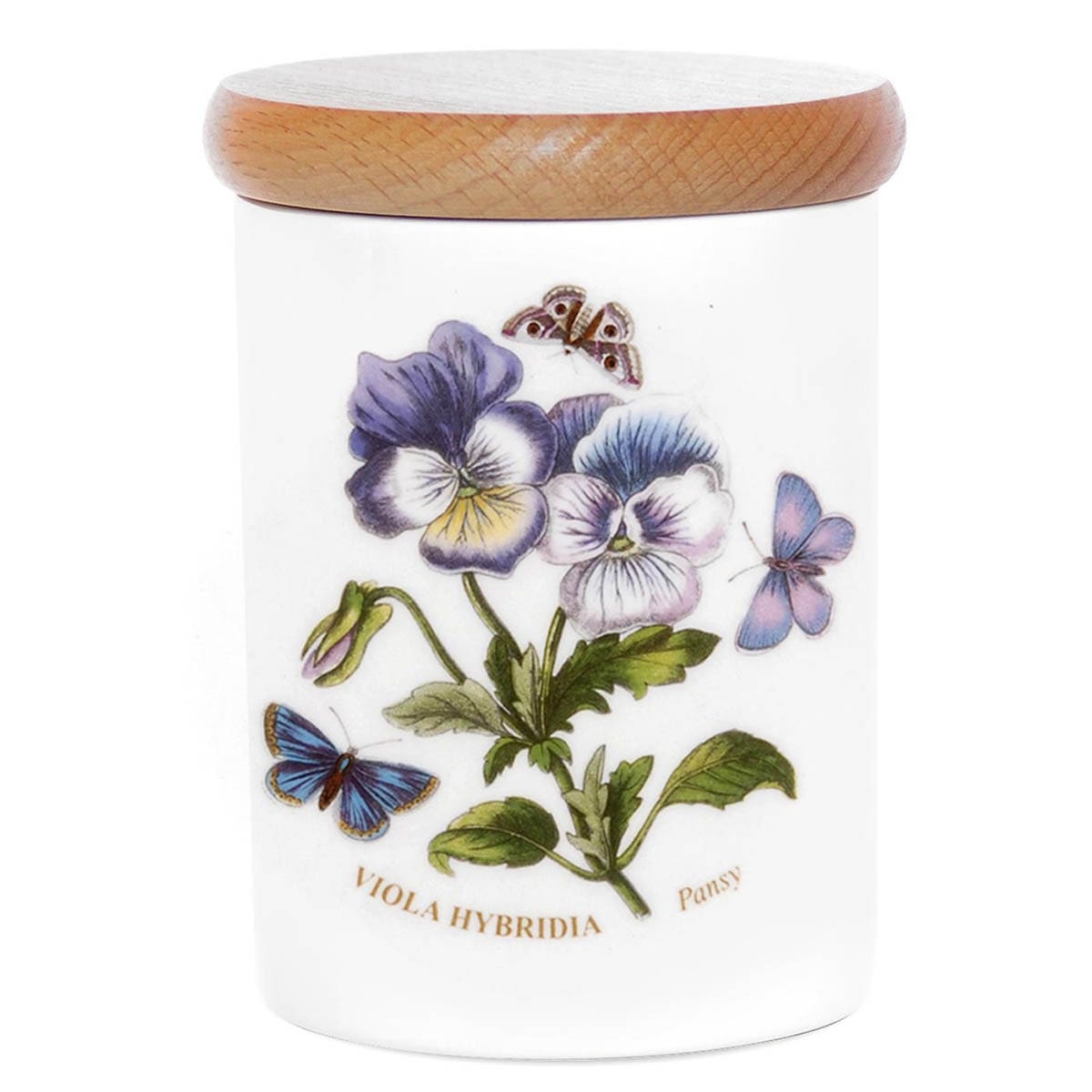 Botanic Garden Pansy Storage Jar, 10cm