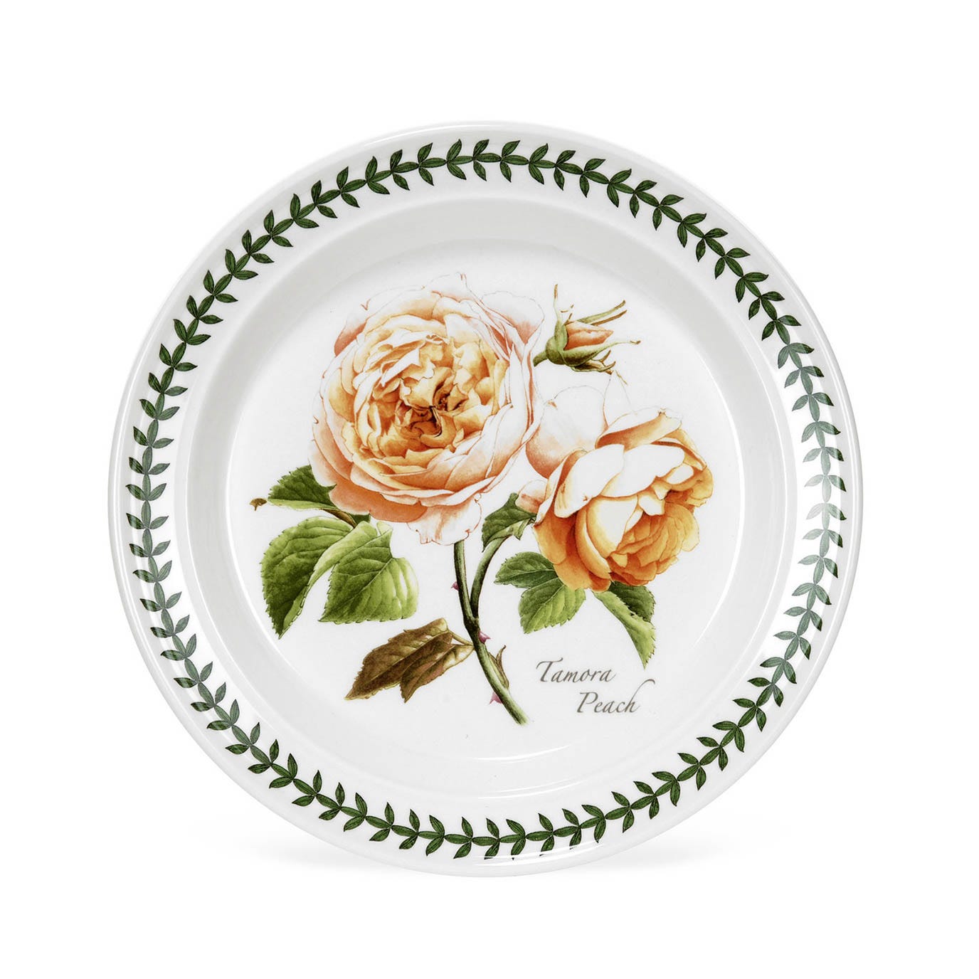 Botanic Roses Tamora Peach Plate, 20cm