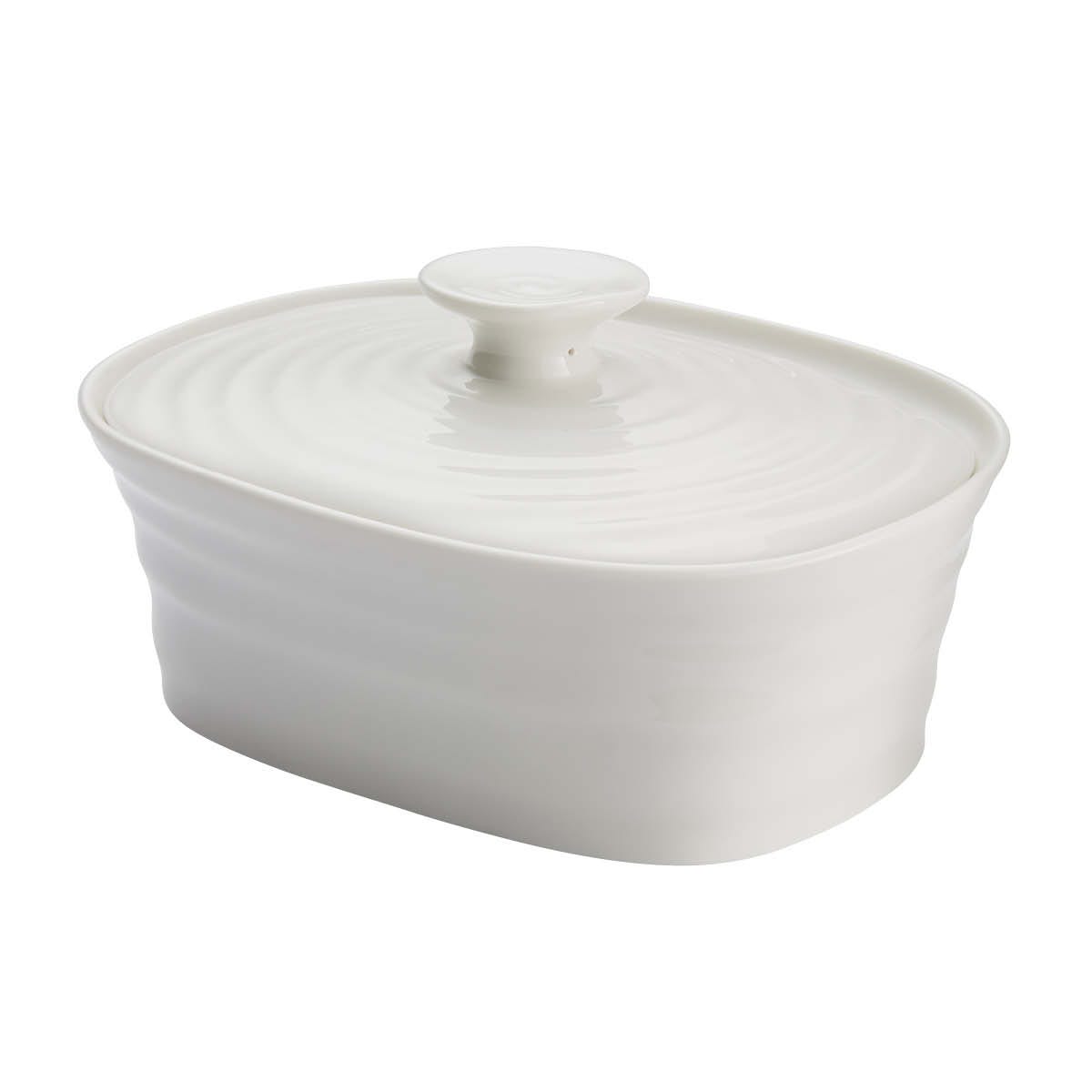 Sophie Conran Covered Butter Dish, White