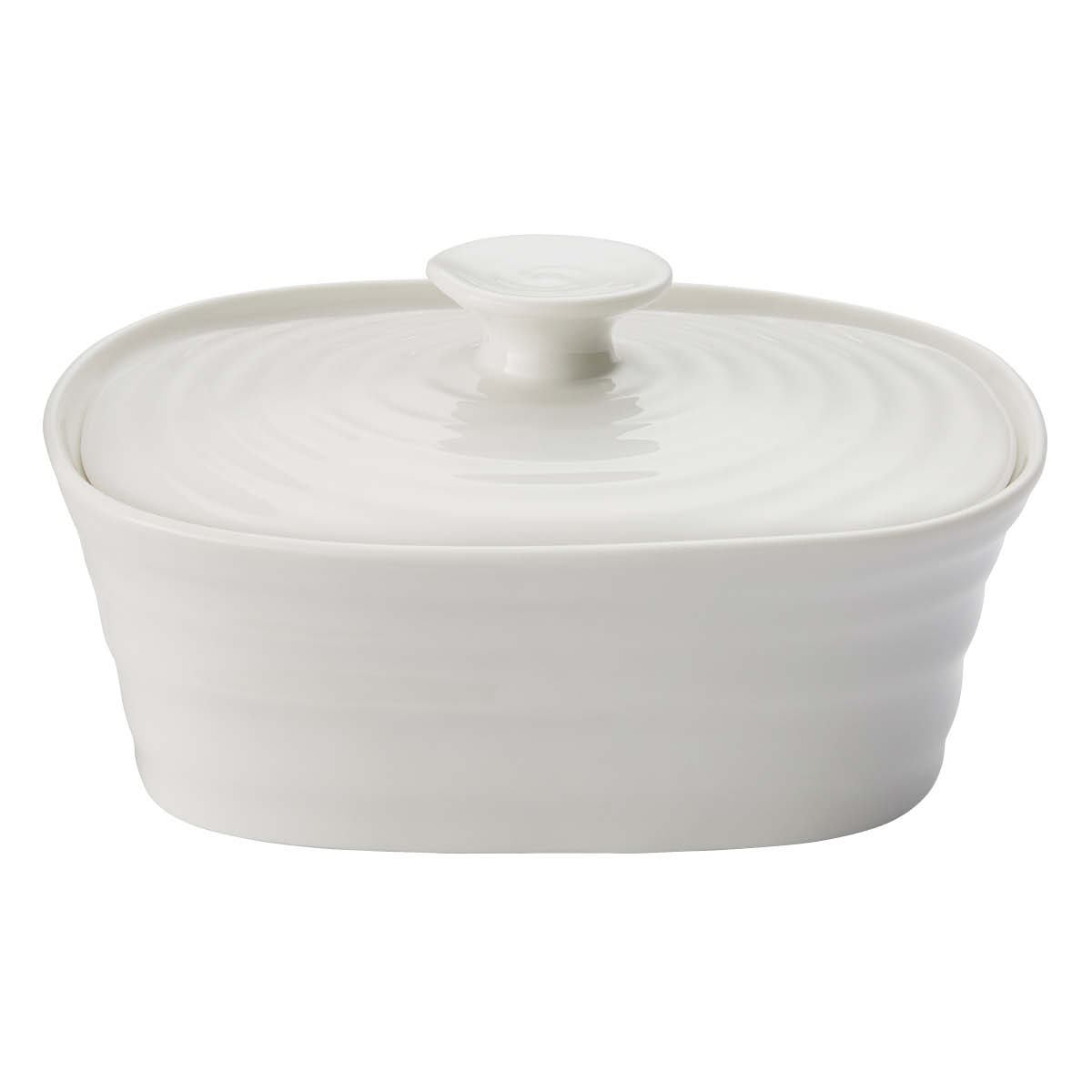 Sophie Conran Covered Butter Dish, White