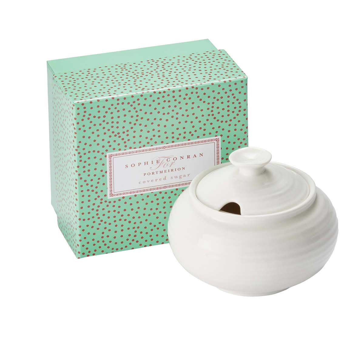 Sophie Conran Covered Sugar Bowl, White