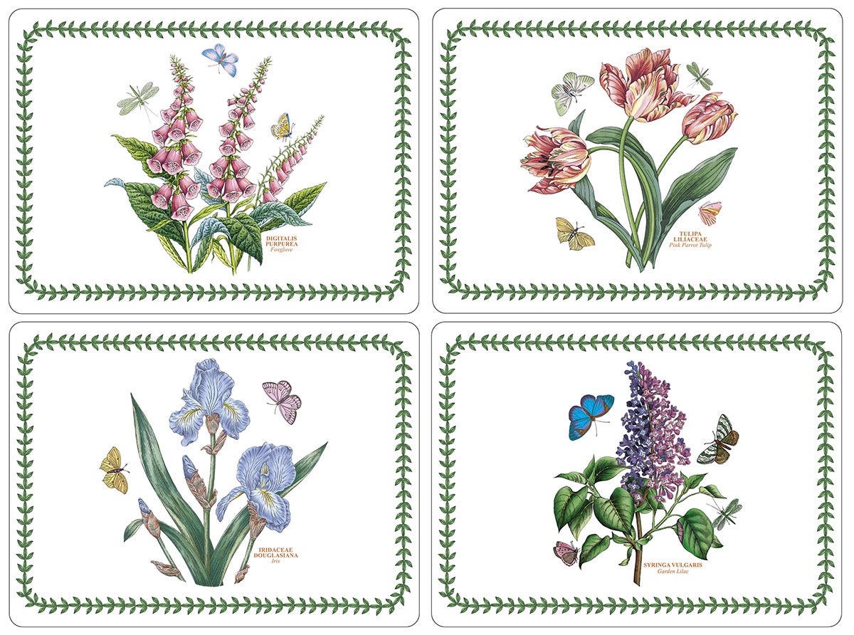 Botanic Garden Set of 4 Large Placemats