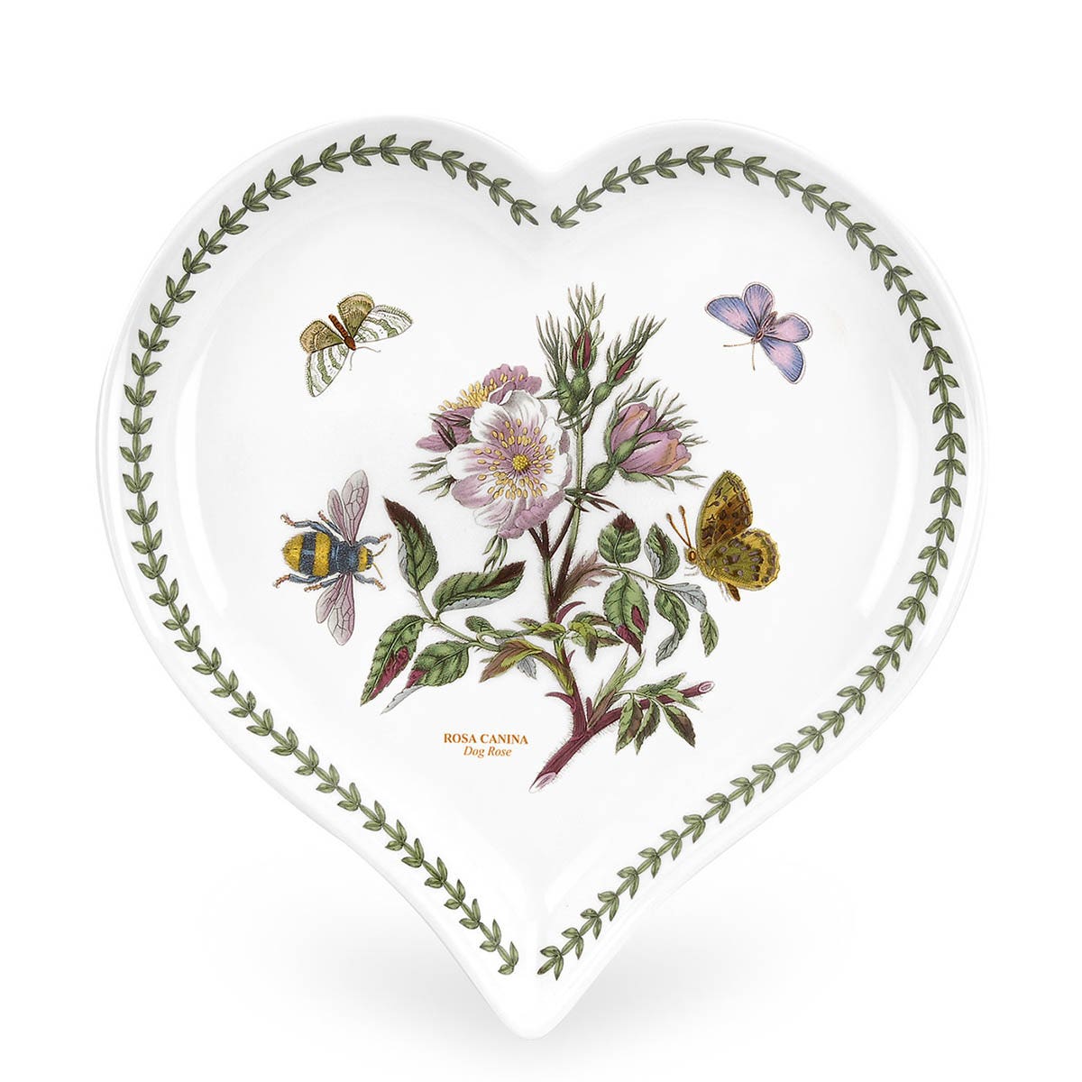 Botanic Garden Dog Rose Heart Dish