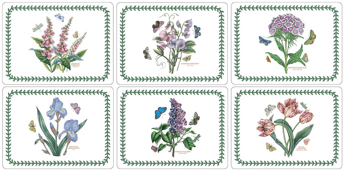 Botanic Garden Set of 6 Placemats
