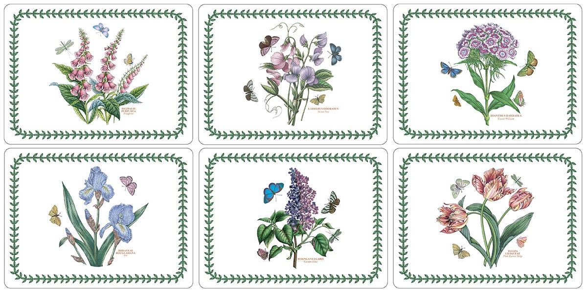 Botanic Garden Set of 6 Placemats