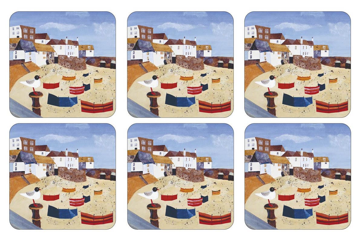 St Ives Windbreak Set of 6 Coasters