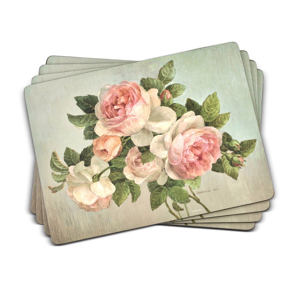 Antique Rose Set of 4 Placemats