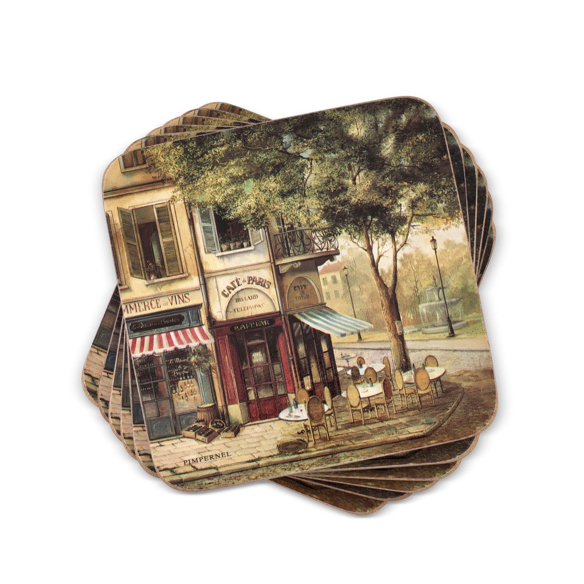 Parisian Scenes Set of 6 Coasters