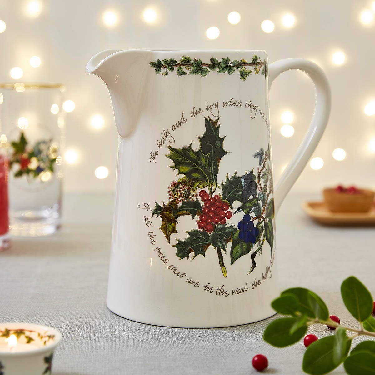 The Holly and the Ivy Bella Jug