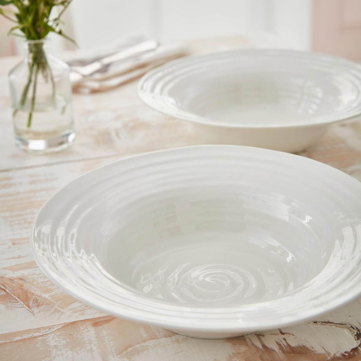 Sophie Conran Set of 2 Bistro Bowls, White