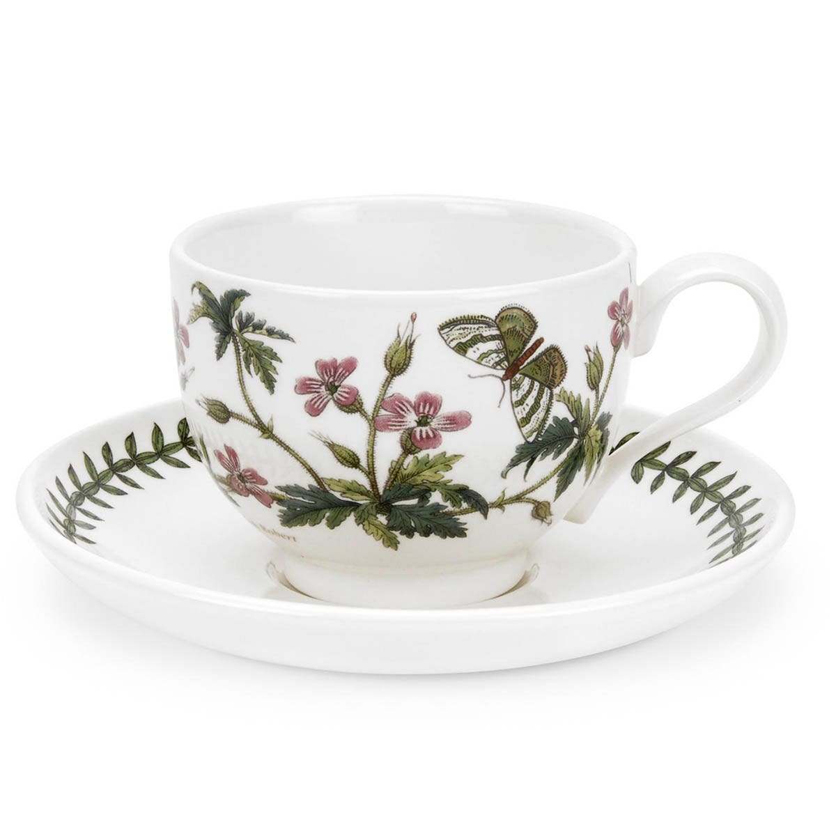 Botanic Garden Herb Robert Teacup & Saucer