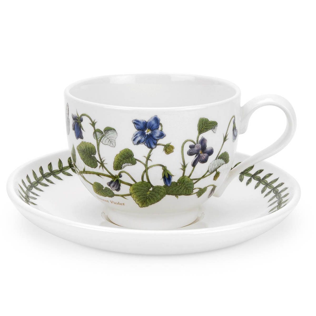 Botanic Garden Sweet Violet Teacup & Saucer