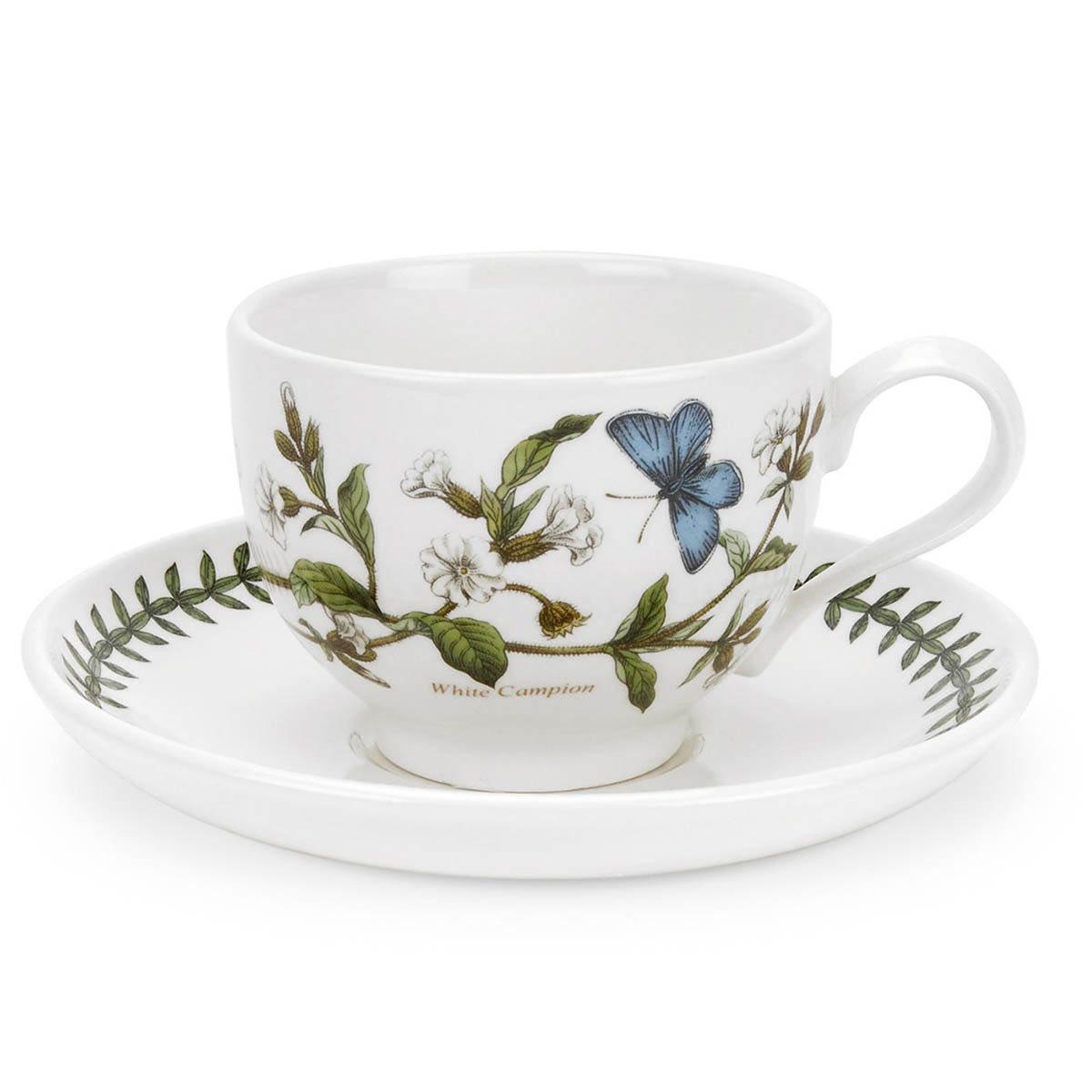 Botanic Garden White Campion Teacup & Saucer