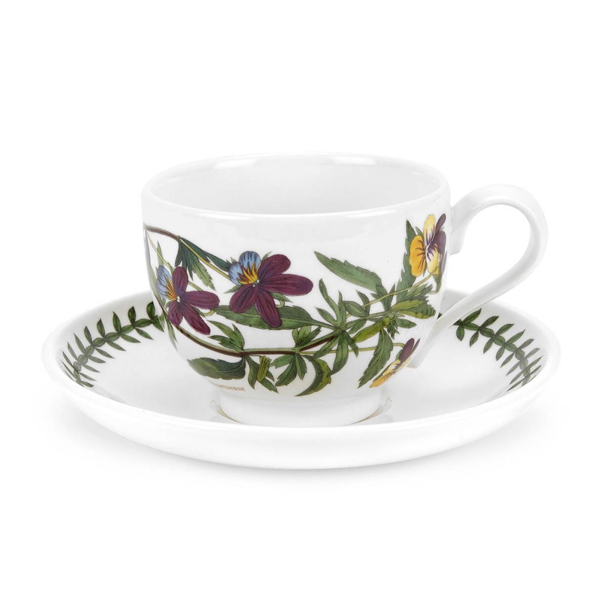 Botanic Garden Heartsease Teacup & Saucer