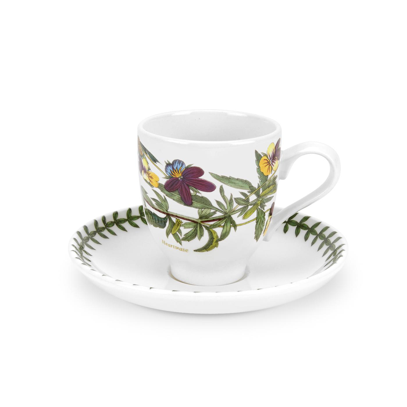 Botanic Garden Heartsease Coffee Cup & Saucer