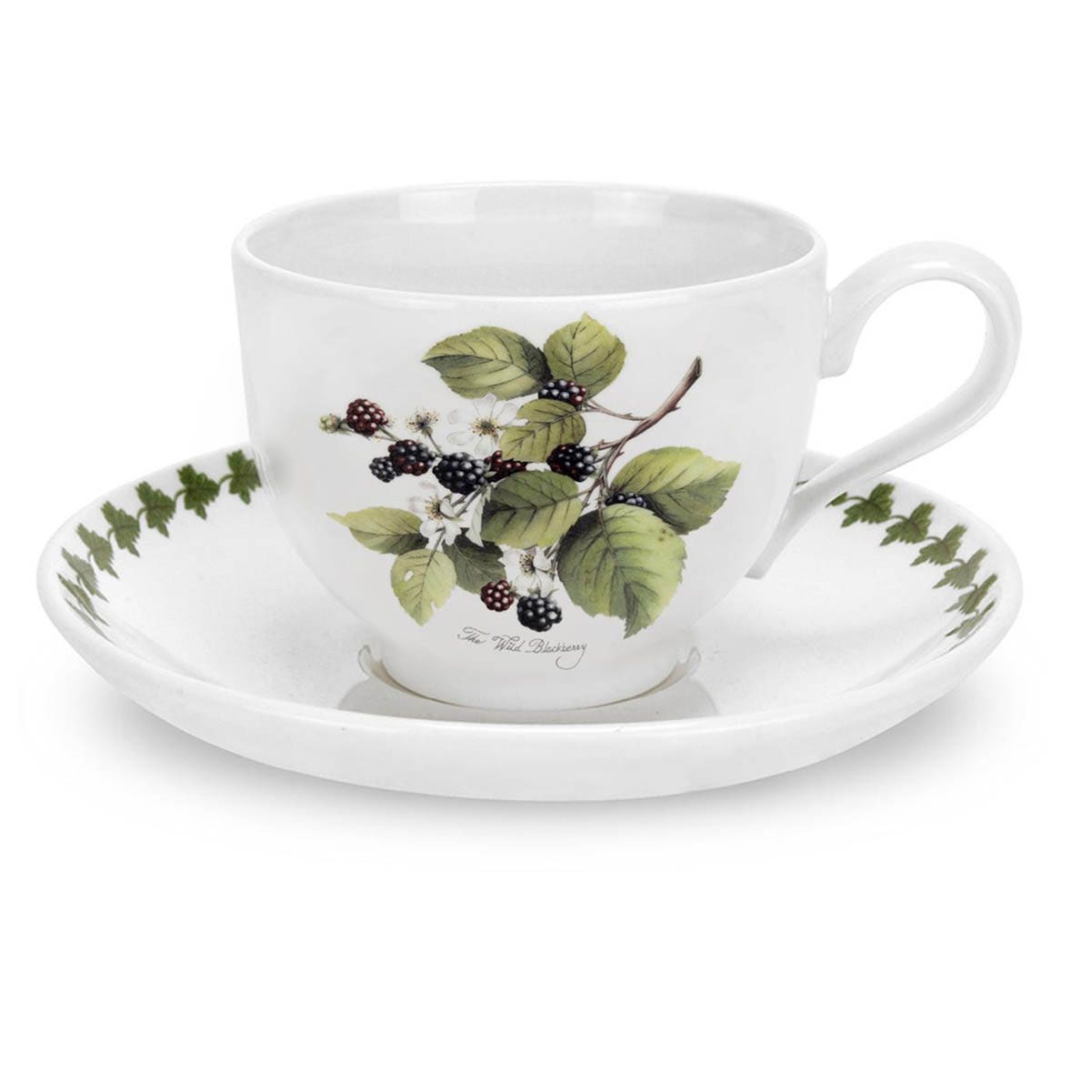 Pomona teacup & Saucer Blackberry