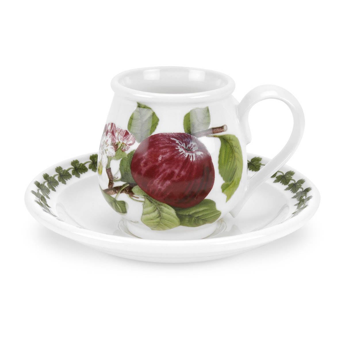 Pomona Apple Mocha Coffee Cup & Saucer