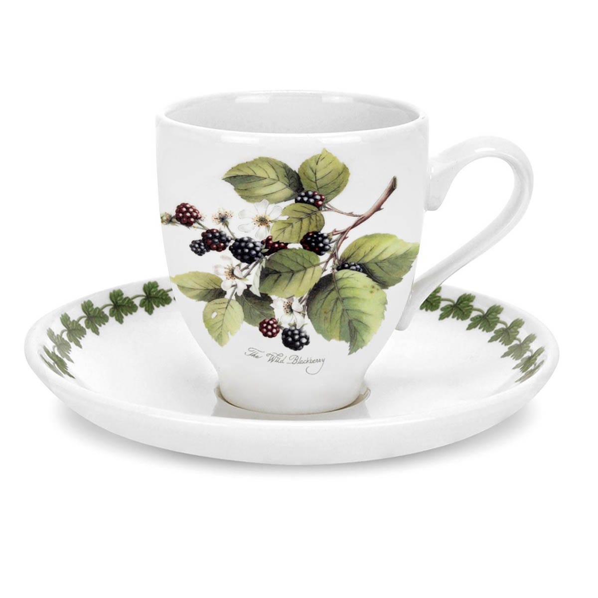 Pomona Blackberry Coffee Cup & Saucer