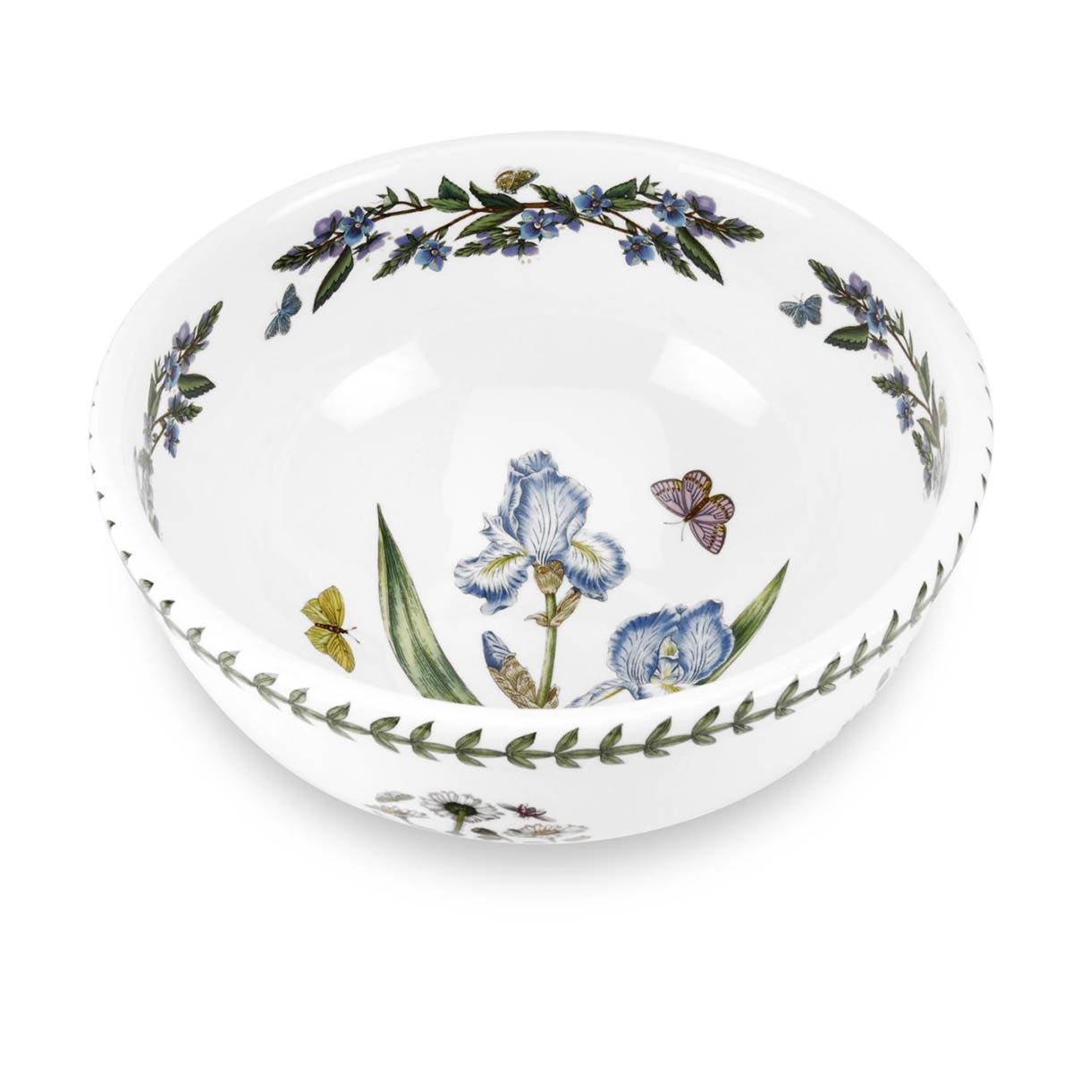 Botanic Garden Iris Salad Bowl, 23cm