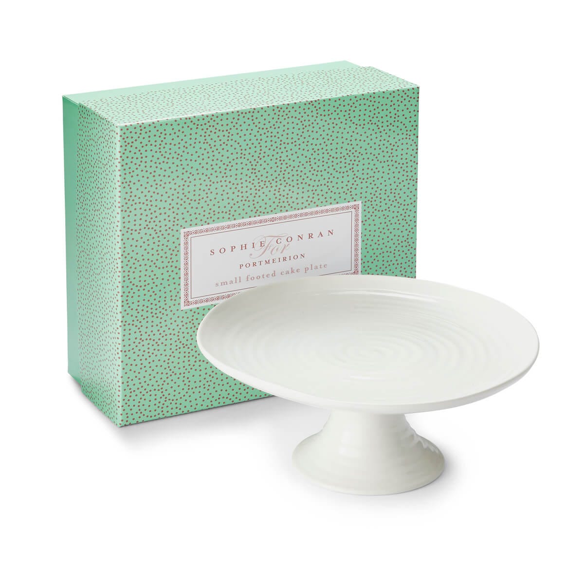 Sophie Conran Small Footed Cake Plate, White