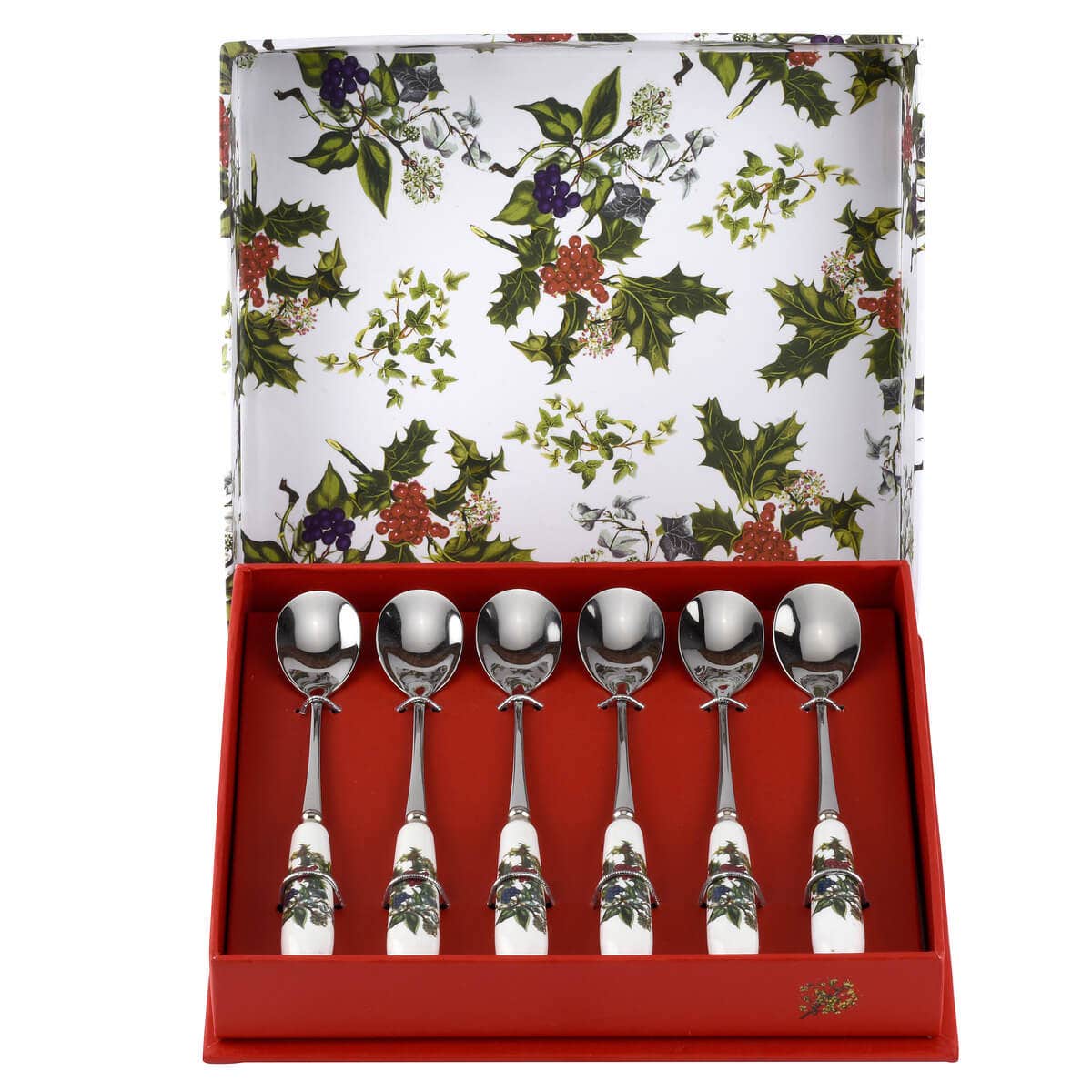 The Holly and the Ivy Set of 6 Tea Spoons