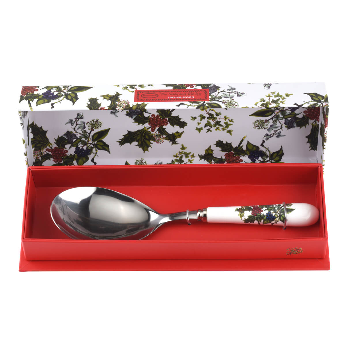 The Holly and the Ivy Large Serving Spoon