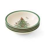 Christmas Tree Set of 4 Small Cereal Bowls