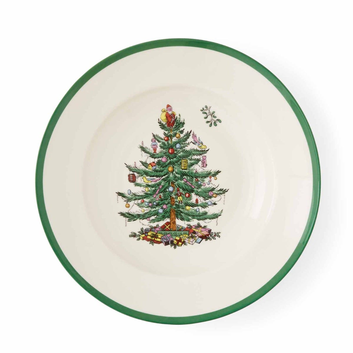 Christmas Tree Set of 4 Soup Plates