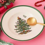 Christmas Tree Set of 4 Soup Plates